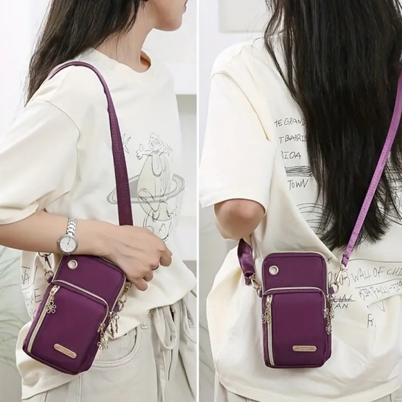 Purple Shoulder Bag, New - 2 colors available - Picture 13 of 14